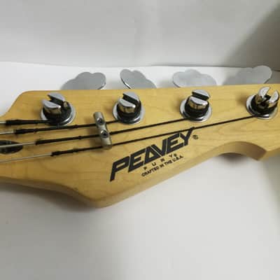 Peavey Fury 1995 Black Electric Bass Guitar 90s Made in USA MIA Maple Fretboard Neck P Style image 3