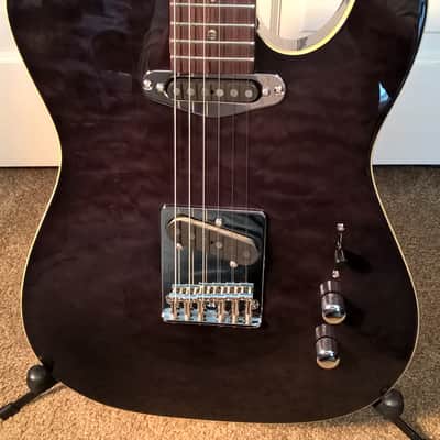 MD Michael Dolsey Telecaster -- Mint/N.O.S. Cond.; Benson Custom-Wound PUs; Transp. Black Quilt-Top image 1