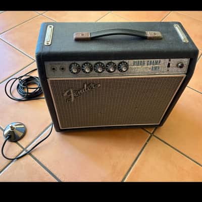 Fender Vibro Champ 1968 - Black with Chrome Face image 1
