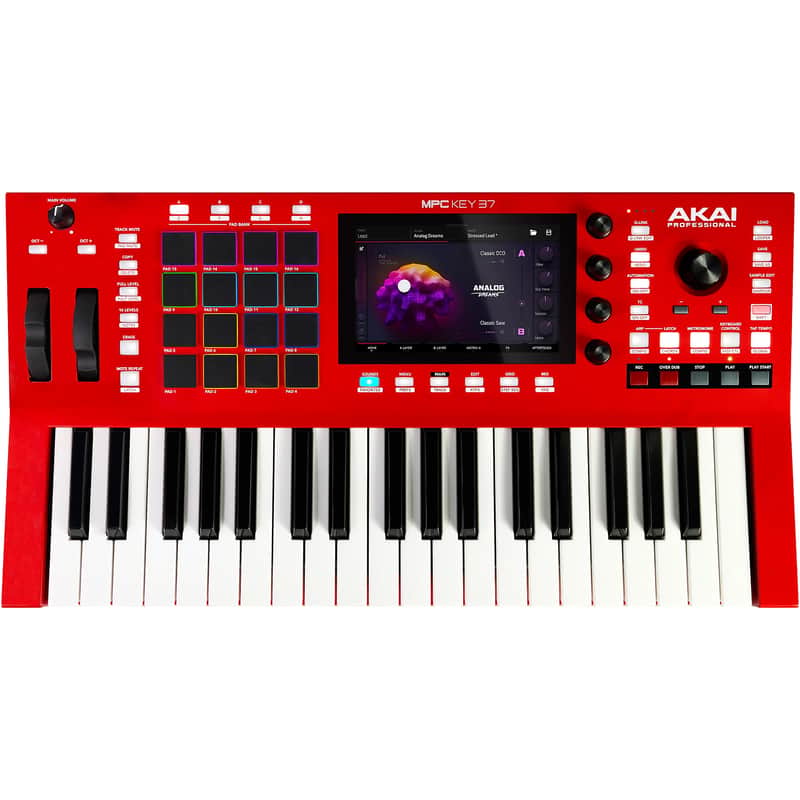 Akai MPC Key 37 Standalone Workstation Synthesizer 2024 - Present - Red imagen 1