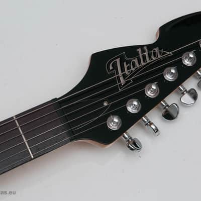 Italia Imola Semi Hollow guitar , MIK w/ original Gigbag - 6 pickups, Ampeg inspired image 6