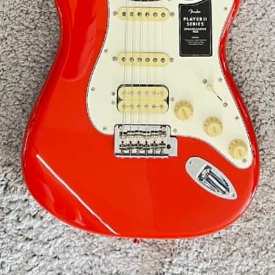 Mint Fender Player II Stratocaster HSS, Rosewood Fingerboard, Coral Red - MIM