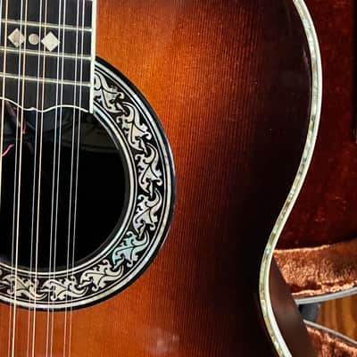 1981 Ovation 1658 Custom Legend 12-String  - Sunburst image 11