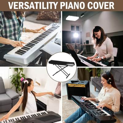 Piano Keyboard Dust Cover 88 Keys, Digital Electronic Piano Keyboard Covers, Thickening Full Covering Soft And Premium Surface, Essential Accessories To Protect Your Music Piano image 5
