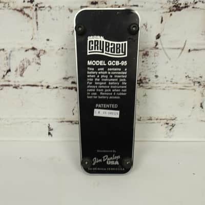 Dunlop GCB95 Cry Baby Standard Wah 1982 - Present - Black image 2