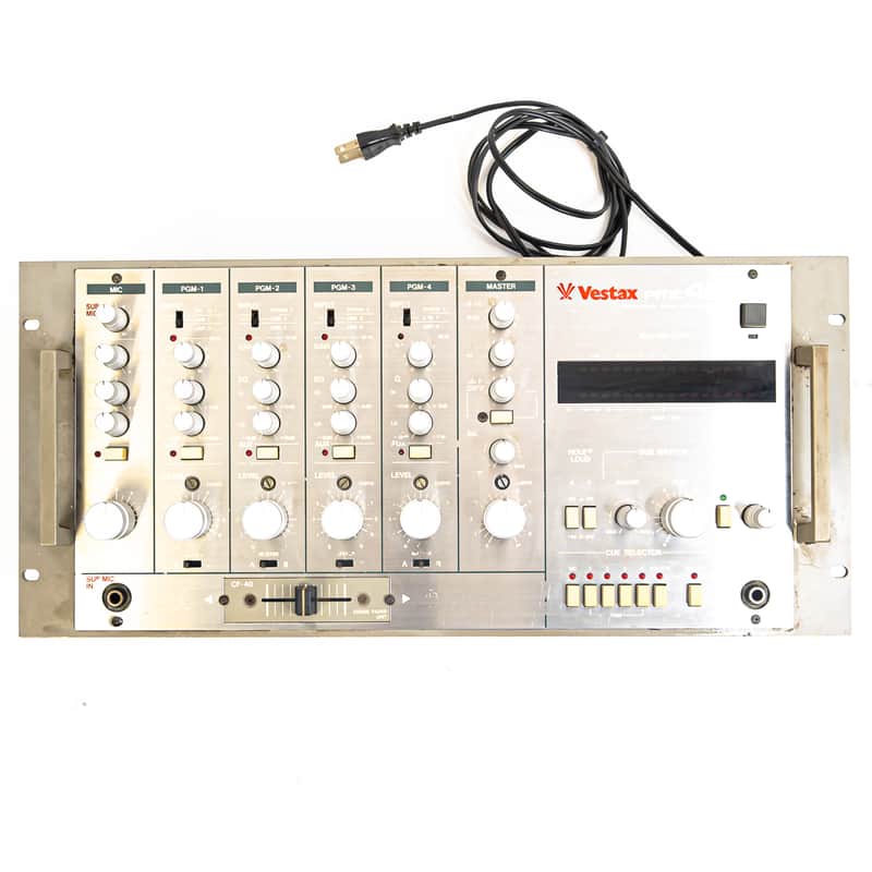 Vestax PMC-46 Rotary Mixer – Rare 4-Channel Analog DJ Mixer (With