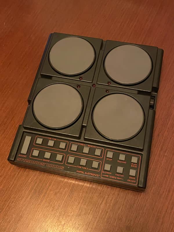 rare Mattel Synsonics - Analogue Drum Machine / Drum Pads, early 1980s image 1