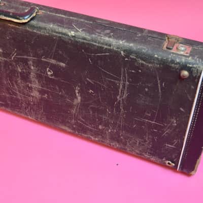 Vintage 1962 Fender Jazz Base / Precision Bass Hard Case - White Tolex - Rare Custom Color Case!  Pre-CBS Strat image 12