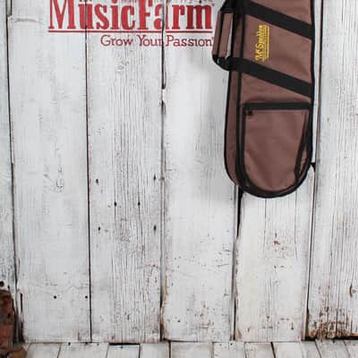 McSpadden 3 String Bass Dulcimer Flathead Hourglass Bass Dulcimer with Gig Bag image 12