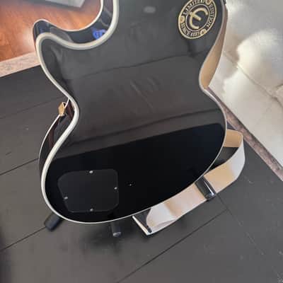 Epiphone Les Paul Custom w/ hard shell case - Ebony image 5