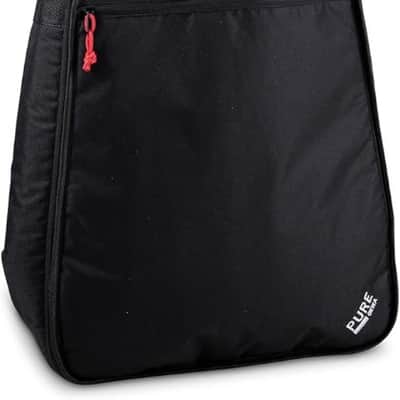GEWA Gig-Bag Series 110 acoustic guitar bag 10 mm padding, backpack strap, Black image 1