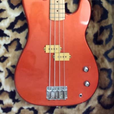 Mako Traditionals Electric Bass Guitar - Made in Japan 80's - Orange w/ Case image 1