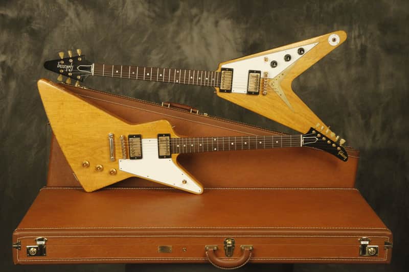 2021 Gibson Collector's Edition 1958 Flying V + Explorer set Korina Murphy Lab PROTOTYPE