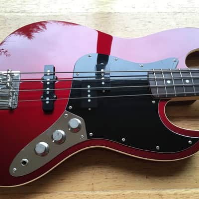 Fender Aerodyne Jazz Bass 2006-08 Old Candy Apple Red image 3