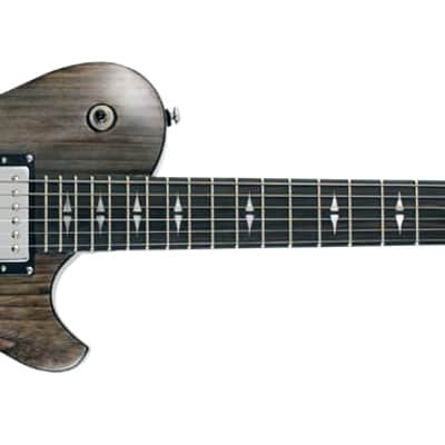 Michael Kelly Patriot Decree OP Electric Guitar w/ Faded Black Finish w/ Open Pore Ebony Fretboard MKPDOBBERA image 2