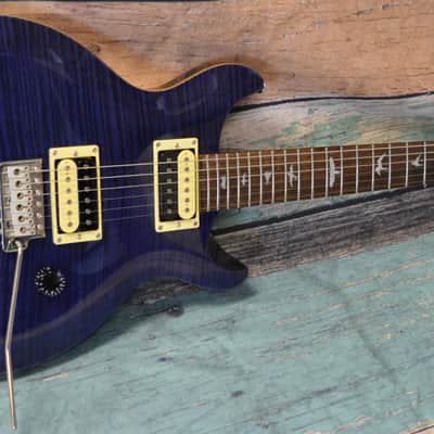 2012 Paul Reed Smith SE Santana  Whale Blue *New Old Stock* image 2