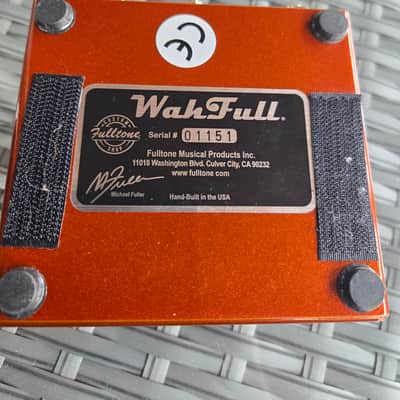 Fulltone CS-WF Custom Shop Wahfull 2010s - Red image 2