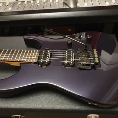 RARE Jackson Dinky Pro Reverse Purple DK2 Japan MIJ German Floyd Rose Professional Guitar OHSC image 6