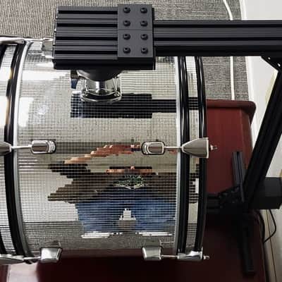KISS Mirrorball Double Sided Rotating Bass Drum w/ Multi-Color Internal Lighting + Remote Control image 9