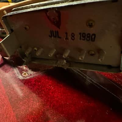 Gibson Les Paul Standard 1980 -  Wine Red image 5