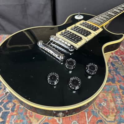Greco Les Paul Custom Model EG600P Peter Frampton Black Beauty MIJ Fujigen - 1977 image 13