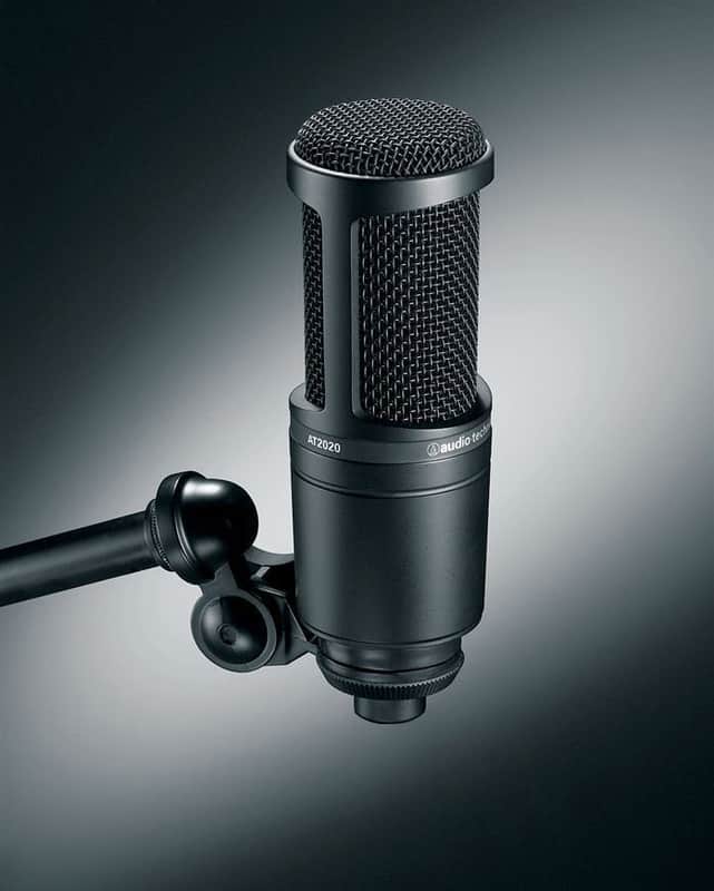 Audio Technica AT2020 Studio Recording Microphone-Cardioid Condenser Mic image 1