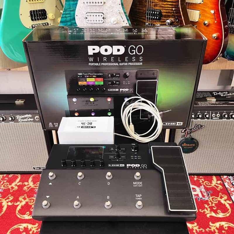 LINE 6 POD GO Wireless Multieffetto Per Chitarra Elettrica + Bag image 1