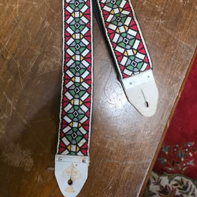 Ace Stained Glass Guitar Strap Vintage 1960s image 4