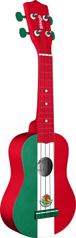 Stagg Soprano Ukulele Mexican Linden with Black Nylon Gigbag image 1