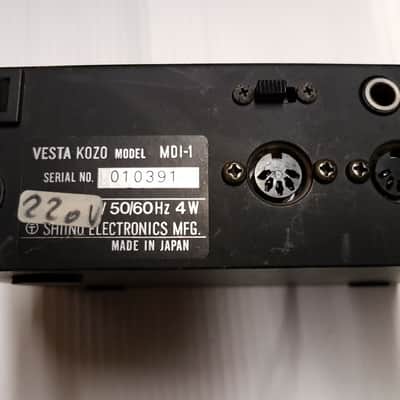 80's VESTA KOZO MDI 1 MIDI BOX MIDI to CV / GATE INTERFACE for old synths image 2