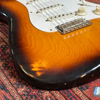 Fender Custom Shop '54 Cunetto Relic "Norm's Rare Guitars" Stratocaster 1997 Sunburst image 8