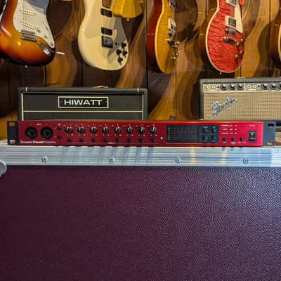 Focusrite Clarett+ OctoPre 8-Channel Microphone Preamp with ADAT I/O 2022 - Present - Red image 2