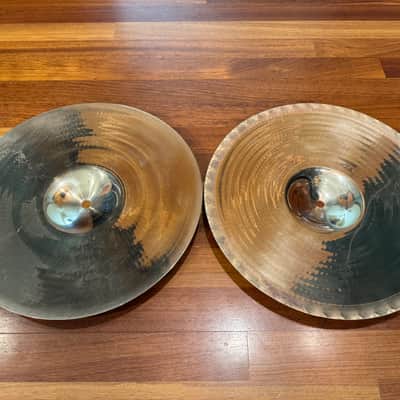 Zildjian 14" A Custom Mastersound Hi-Hat Cymbals (Pair) 1999 - Present - Brilliant image 9