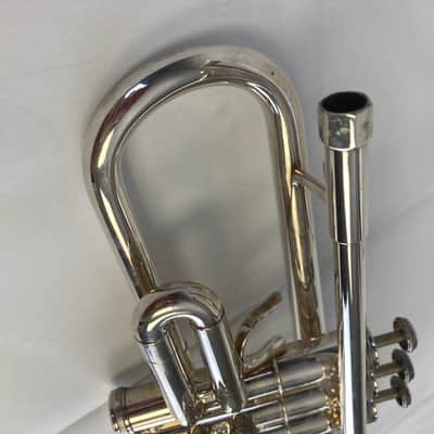 Getzen 700 Eterna II Bb Trumpet – Silver Plated – Intermediate Model – Excellent Used Condition – w/ Case SM#3593 image 2