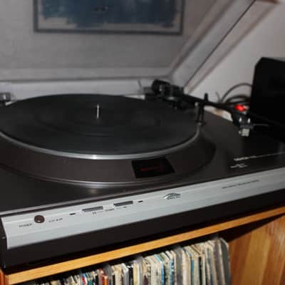 Denon DP-30L Plattenspieler Turntable Vinyl Direct Drive Record Player Automatic Dunkelgrau Schwarz image 2
