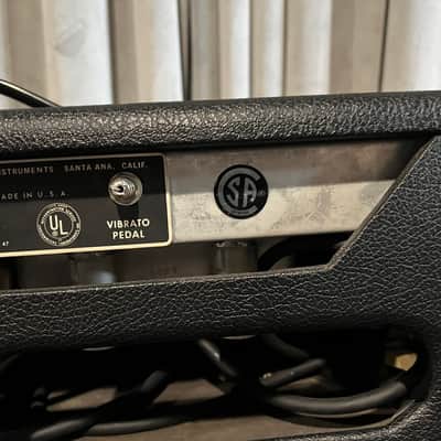 Fender Bandmaster "Drip Edge" 50-Watt 2-Channel Guitar Amp Head 1968 - 1969 - Silverface image 11