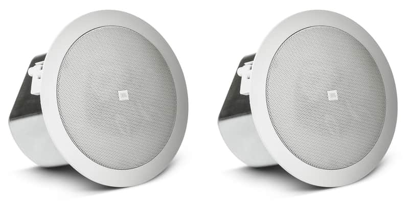 Pair JBL CONTROL 12C/T 3" 15w 70v In-Ceiling Speakers For Restaurant/Bar/Cafe image 1