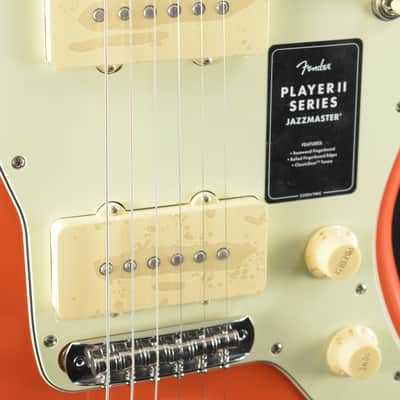 Mint Fender Player II Jazzmaster Rallye Orange Rosewood Fingerboard image 3