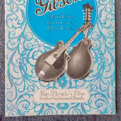 Gibson Catalogue 'Q' - 1928 – A 1976 Paper re-print by Pickin' Productions, USA. image 2
