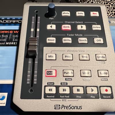 PreSonus Faderport USB DAW Transport Controller with Motorized Fader 2010s - Silver image 1