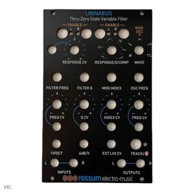 Rossum Electro-Music Linnaeus Black Faceplate (BPNYC) image 1