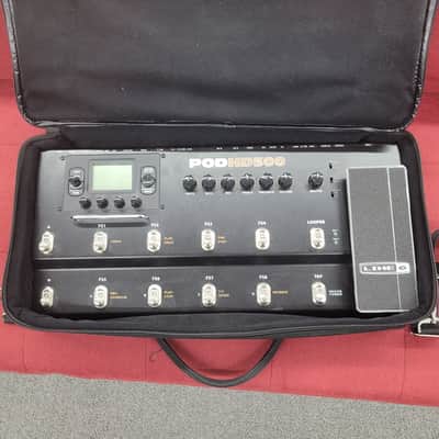 Line 6 POD HD500 Multi-Effect and Amp Modeler with Gigbag- Black image 2