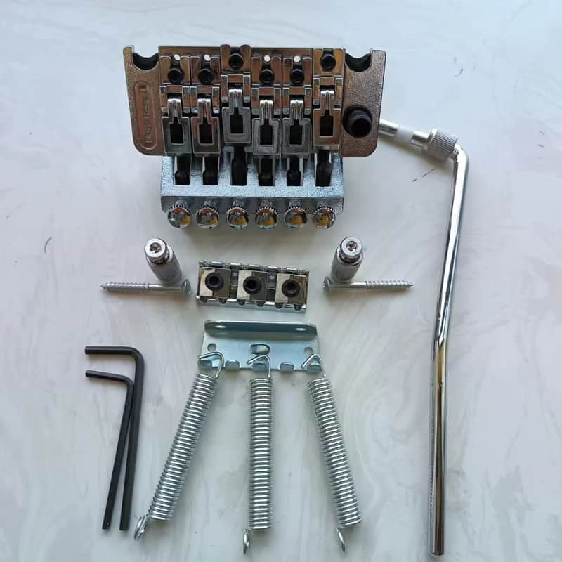 Chrome Licensed Floyd Rose II Guitar Locking Bridge Tremolo image 1