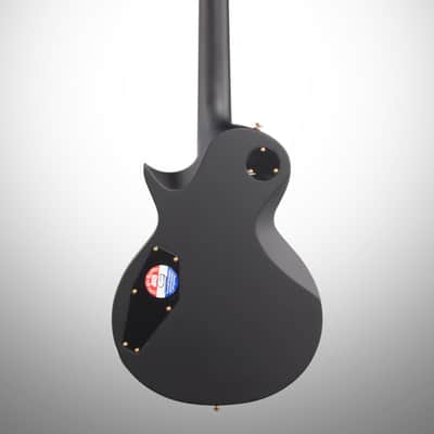 ESP LTD EC-1000 Deluxe Series Electric Guitar, Vintage Black image 5