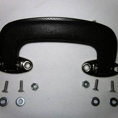 Guitar Case Handle Vintage Chipboard Case handle with Complete installation mounting hardware Kit! image 1