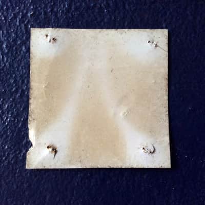 VINTAGE MARSHALL "STOCK TAG" FROM BACK PANNEL JMP PLEXI ERA image 4