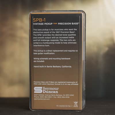 Seymour Duncan SPB-1 Vintage for P-Bass Precision Bass Pickup Set 11401-03 image 2