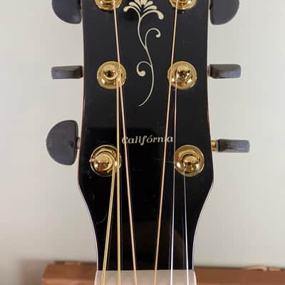 Tagima California EQ Steel Medium Jumbo Cutaway Acoustic Guitar - Black image 4