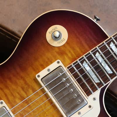 2012 Gibson Custom Shop Les Paul Pro Electric Guitar Figured Purple Sunburst + COA OHSC image 4