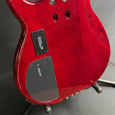 Yamaha BB734A Broad Bass 4-String Bass Guitar Fired Red Finish w/ Gig Bag (069) image 11